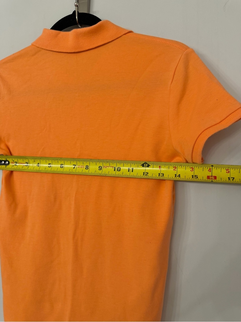 Ralph Lauren Sport Sz Small light orange soft 100% cotton preppy designer Polo - Picture 6 of 7